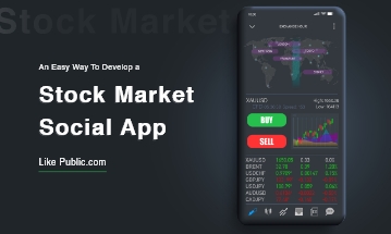 Build stock market social application like public