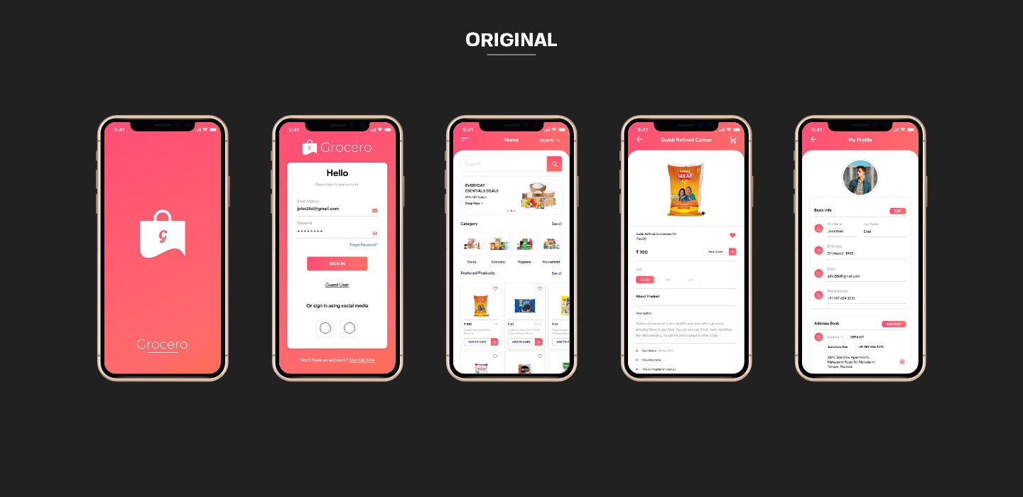 grocery delivery app